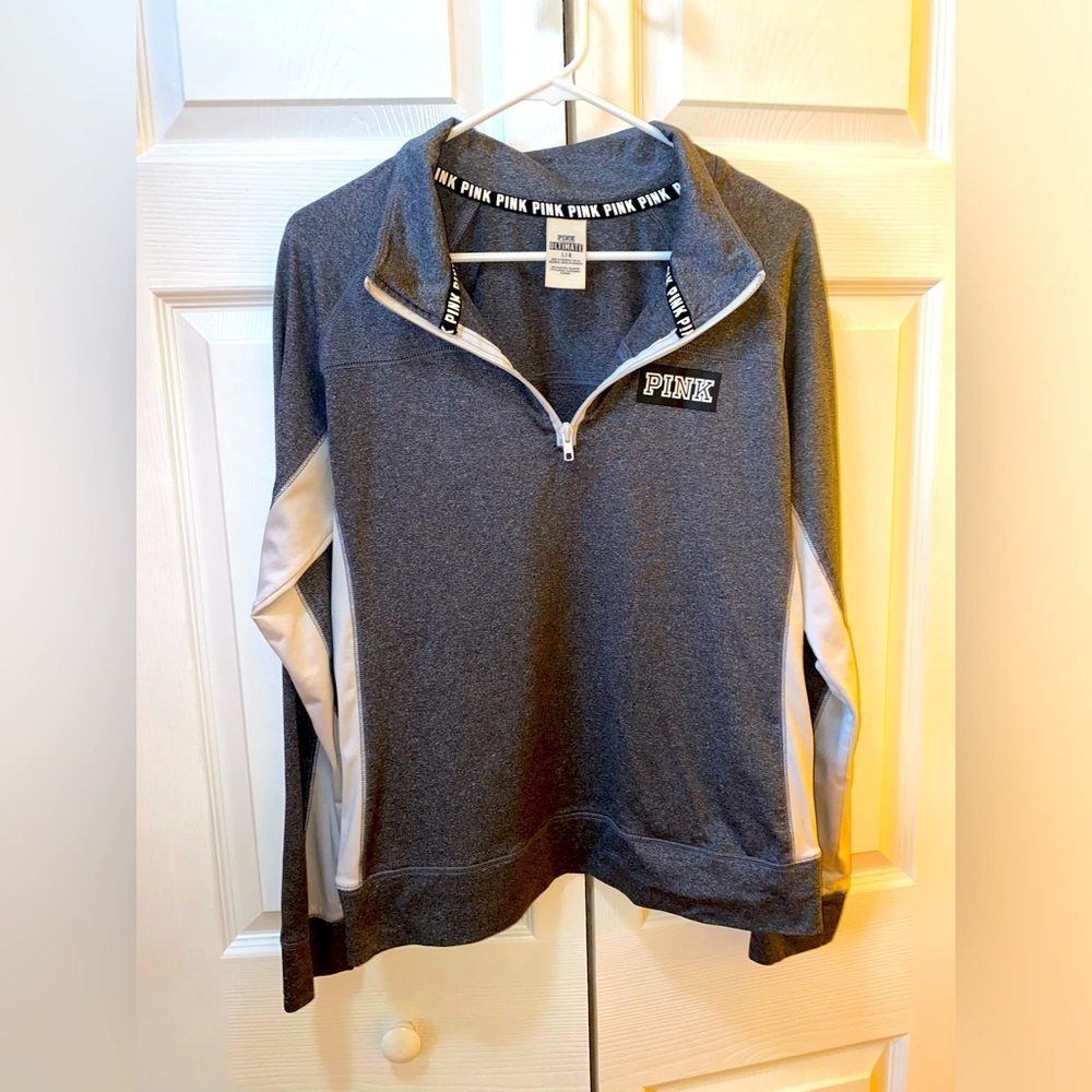 PINK Victorias Secret ULTIMATE Quarter Zip Womens L